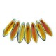 Czech Glass Daggers beads 5x16mm Crystal marea